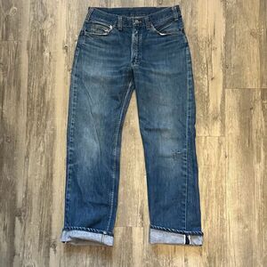 Vintage 60s Ranchcraft J.C.P. CO. Selvedge Denim Jeans Size 28X29 Talon Zip